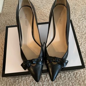 Nine West leather heels